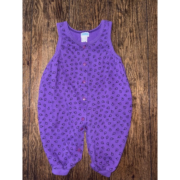Carter's Other - Vintage carters infant romper apples purple 12 months